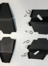 Trail Armor A-Arm Guards for Can-Am Defender/Defender Max 2018-2020, Black Polymer                                     - TA011ARMIMP-CAD-XMR-BK - Image 8