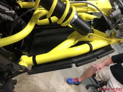 Trail Armor A-Arm Guards for Can-Am Defender/Defender Max 2018-2020, Black Polymer - TA011ARMIMP-CAD-XMR-BK