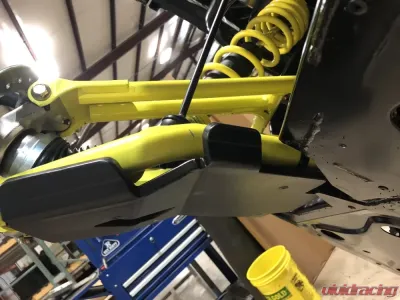 Trail Armor A-Arm Guards for Can-Am Defender/Defender Max 2018-2020, Black Polymer - TA011ARMIMP-CAD-XMR-BK