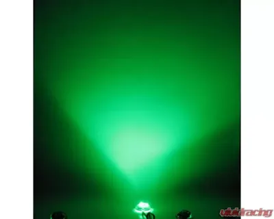 Off Road Only Puddle Light Kit 6 Rock Light With Dome Light Circuit Green - LS-PLKG