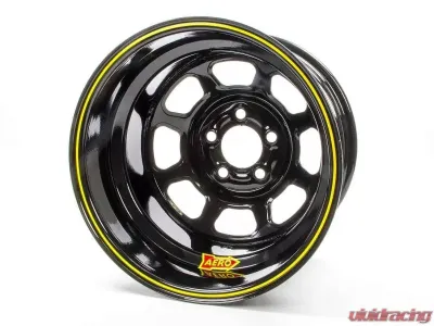 Aero Race Wheels ARW51-185010 Wheel 15x8 5x127 | 5x5 Black Powder Coat Wheel - 51-185010