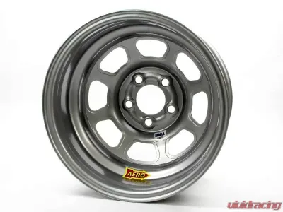 Aero Race Wheels ARW52-084740 Wheel 15x8 5x4.75 Silver Powder Coat Wheel - 52-084740