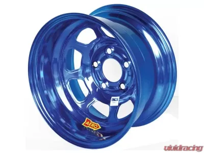 Aero Race Wheels ARW52-984730BLU Wheel 15x8 5x4.75 Blue Chrome Wheel - 52-984730BLU