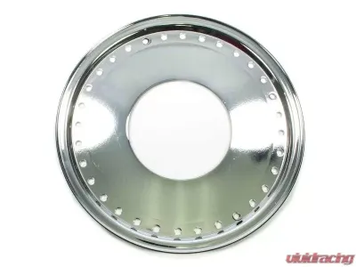 Aero Race Wheels Mud Buster 1pc Ring and Cover Chrome - 54-500000