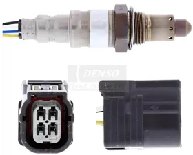 DENSO Auto Parts Oxygen Sensor 4 Wire, Direct Fit, Heated, Wire Length: 16.38 Honda Downstream