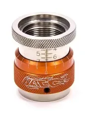 PAC Racing Spring 1.400-1.900" Range Valve Spring Height Gauge 1.200" ID 0.050" Per Turn Orange Anodize - Each - PAC-T903