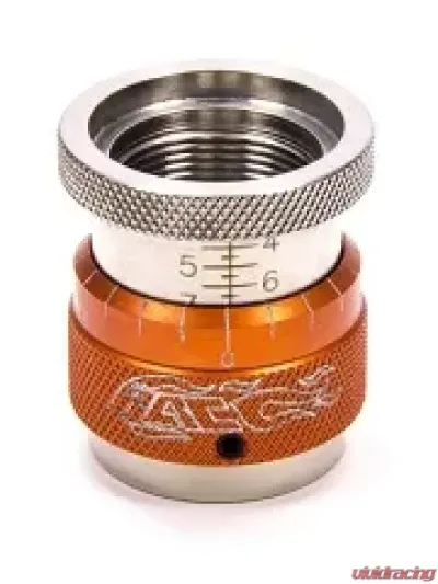 PAC Racing Spring 1.400-1.900" Range Valve Spring Height Gauge 1.200" ID 0.050" Per Turn Orange Anodize - Each - PAC-T903