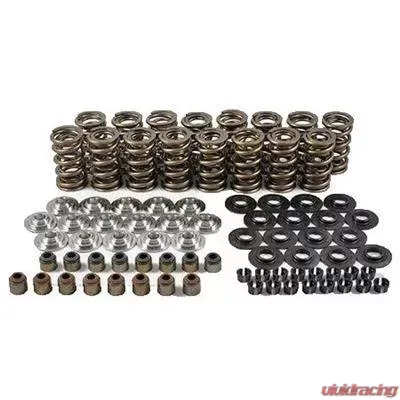 Pac Racing Springs Dual Spring Valve Spring Kit 1.304" OD - Chromoly Retainer for GM LS Series - PAC-KS16