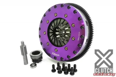 XClutch Clutch Kit with Chromoly Flywheel 9-Inch and Twin Solid Organic Clutch Discs BMW - XKBM23589-2G