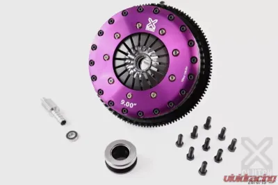 XClutch Clutch Kit with Chromoly Flywheel 9-Inch and Twin Solid Organic Clutch Discs BMW M3 2008-2013 4.0L V8 - XKBM23599-2G