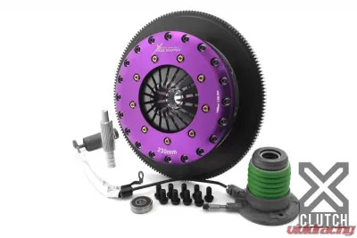 XClutch Clutch Kit with Chromoly Flywheel + HRB 9-Inch and Twin Solid Ceramic Clutch Discs Chevrolet 6.2L V8 XKCR23630-2E - XKCR23630-2E