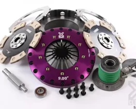 XClutch Clutch Kit with Chromoly Flywheel + HRB 9-Inch and Twin Solid Ceramic Clutch Discs Chevrolet Camaro 6.2L V8 XKCR23636-2E