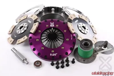 XClutch Clutch Kit with Chromoly Flywheel + HRB 9-Inch and Twin Solid Ceramic Clutch Discs Chevrolet Camaro 6.2L V8 XKCR23636-2E - XKCR23636-2E