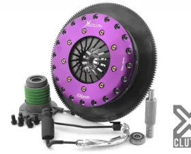 XClutch Clutch Kit with Chromoly Flywheel + HRB 9-Inch and Twin Solid Organic Clutch Discs Chevrolet