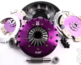 XClutch Clutch Kit with Chromoly Flywheel 9-Inch and Twin Solid Ceramic Clutch Discs Ford Mustang 4.6L V8