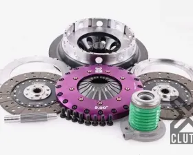 XClutch Clutch Kit with Chromoly Flywheel + HRB 9-Inch and Twin Solid Organic Clutch Discs Ford 5.0L V8