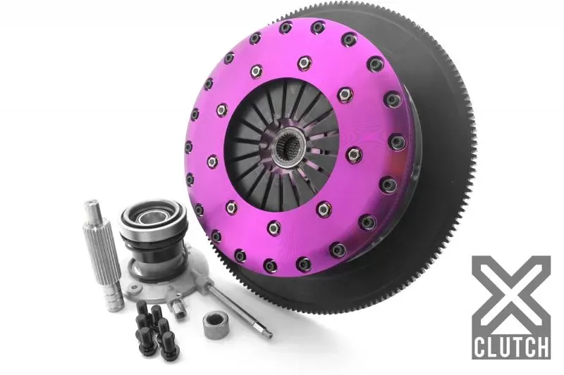 XClutch Clutch Kit with Chromoly Flywheel + HRB 9-Inch and Triple Solid Ceramic Clutch Discs Chevrolet Corvette 1965-1968 5.3L V8 - XKGM23630-3E
