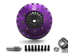 XClutch Clutch Kit with Chromoly Flywheel 9-Inch and Twin Solid Organic Clutch Discs Honda Civic 2017-2025 2.0L 4-Cylinder
