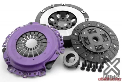 XClutch Clutch Kit with Chromoly Flywheel Stage 1 Single Sprung Organic Clutch Disc Mini Cooper 2002-2008 1.6L 4-Cylinder - XKMC22591-1A