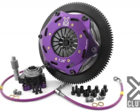 XClutch Clutch Kit with Chromoly Flywheel + HRB 7.25 and Triple Solid Ceramic Discs Mitsubishi Lancer 2005-2006 2.0L 4-Cylinder