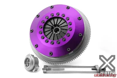 XClutch Clutch Kit with Chromoly Flywheel 8 and Twin Sprung Ceramic Clutch Discs Mitsubishi Lancer 2005-2006 2.0L 4-Cylinder - XKMI20522-2B