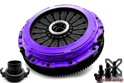 XClutch Clutch Kit with Chromoly Flywheel 9-Inch and Twin Solid Ceramic Clutch Discs Mitsubishi Lancer 2005-2006 2.0L 4-Cylinder - XKMI23522-2E