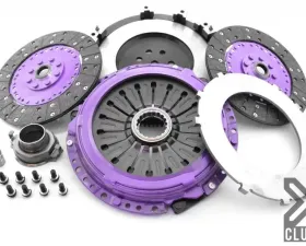 XClutch Clutch Kit with Chromoly Flywheel 9-Inch and Twin Solid Organic Clutch Discs Mitsubishi Lancer 2005-2006 2.0L 4-Cylinder