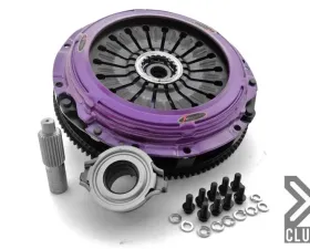 XClutch Clutch Kit with Chromoly Flywheel 9-Inch and Twin Solid Ceramic Clutch Discs Mitsubishi Lancer 2008-2015