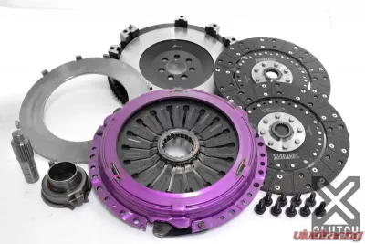 XClutch Clutch Kit with Chromoly Flywheel 9-Inch and Twin Solid Organic Clutch Discs Mitsubishi Lancer 2008-2015 - XKMI23523-2G