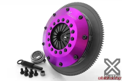 XClutch 8 Inches Twin Sprung Ceramic Clutch Discs and Chromoly Flywheel Clutch Kit Mazda RX-7 1.3L 2-Cylinder | Protege 2.0L incl. Turbo 1986-2003 - XKMZ20526-2B
