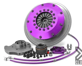 XClutch Clutch Kit with Chromoly Flywheel + HRB 8 and Twin Sprung Ceramic Clutch Discs Mazda RX-7 1993-1995 1.3L 2-Cylinder
