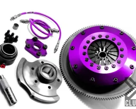 XClutch Clutch Kit with Chromoly Flywheel + HRB 8 and Twin Solid Ceramic Clutch Discs Mazda RX-7 1993-1995 1.3L 2-Cylinder