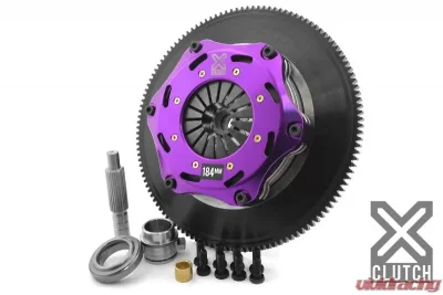 XClutch Clutch Kit with Chromoly Flywheel 7.25 and Twin Solid Ceramic Discs Nissan 300ZX 1990-1996 3.0L V6 - XKNI18528-2E