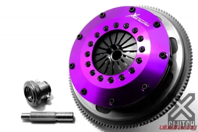 XClutch Clutch Kit 8 Inch Twin Solid Ceramic Discs + Flywheel for Infiniti G35, Nissan 350Z - XKNI20523-2E