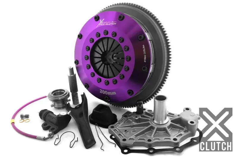 XClutch Clutch Kit with Chromoly Flywheel 8 and Twin Sprung Ceramic Clutch Discs XKNI20526-2B - XKNI20526-2B