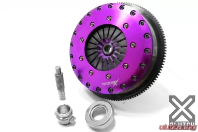 XClutch Clutch Kit with Chromoly Flywheel 9-Inch and Twin Solid Ceramic Clutch Discs Nissan 300ZX 1990-1996 3.0L V6 - XKNI23538-2E