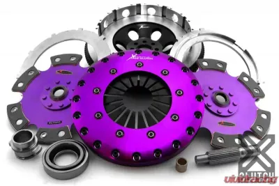 XClutch Clutch Kit with Chromoly Flywheel, 9-Inch Twin Solid Ceramic Discs, Infiniti G35/Nissan 350Z - XKNI23543-2E
