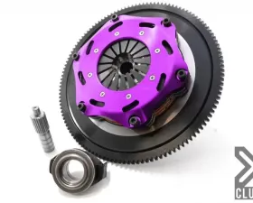 XClutch Clutch Kit with Chromoly Flywheel 7.25 and Twin Solid Ceramic Discs Subaru XKSU18526-2E