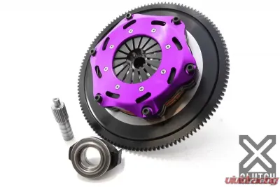 XClutch Clutch Kit with Chromoly Flywheel 7.25 and Twin Solid Ceramic Discs Subaru XKSU18526-2E - XKSU18526-2E