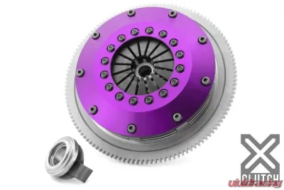 XClutch Clutch Kit with Chromoly Flywheel 8 and Twin Sprung Ceramic Clutch Discs Subaru XKSU20522-2B - XKSU20522-2B