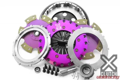 XClutch Clutch Kit with Chromoly Flywheel 9-Inch and Twin Solid Ceramic Clutch Discs XKSU23540-2E - XKSU23540-2E