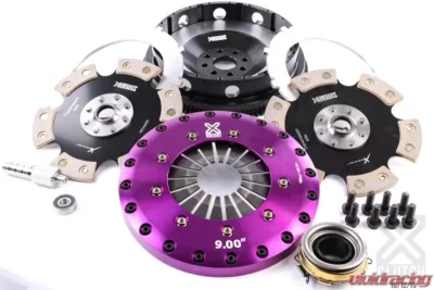 XClutch Clutch Kit with Chromoly Flywheel 9-Inch and Twin Solid Ceramic Clutch Discs XKTY23533-2E - XKTY23533-2E