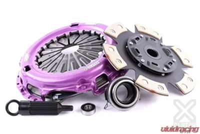 XClutch Clutch Kit Stage 2 Single Sprung Ceramic Clutch Disc Toyota Supra 1987-1988 3.0L 6-Cylinder - XKTY24002-1B