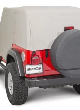 MasterTop Gray Denim Full Door Cab Cover Jeep Wrangler TJ 1997-2006                                     - 11110009 - Image 2