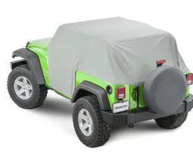 MasterTop Gray Denim Full Door Cab Cover Jeep Wrangler JK 2 Door 2007-2018