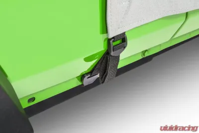 MasterTop Gray Denim Full Door Cab Cover Jeep Wrangler JK 2 Door 2007-2018 - 11110309