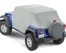 MasterTop Gray Denim Full Door Cab Cover Jeep Wrangler JK 4 Door 2007-2018