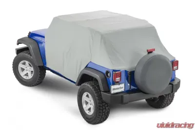 MasterTop Gray Denim Full Door Cab Cover Jeep Wrangler JK 4 Door 2007-2018 - 11110409