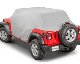 MasterTop Gray Denim Cab Cover All Top/Top Hardware Removed Jeep Wrangler JL 2 Door 2018+