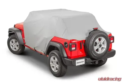 MasterTop Gray Denim Cab Cover All Top/Top Hardware Removed Jeep Wrangler JL 2 Door 2018+ - 11110609